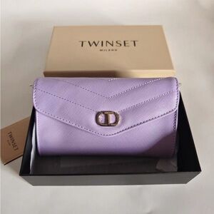 TWINSET Milano Gold Chain Shoulder Bag